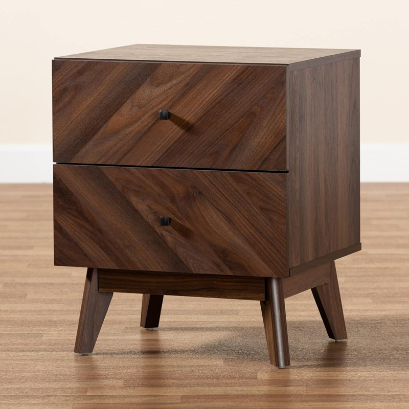 Modern Walnut Brown Finished Wood