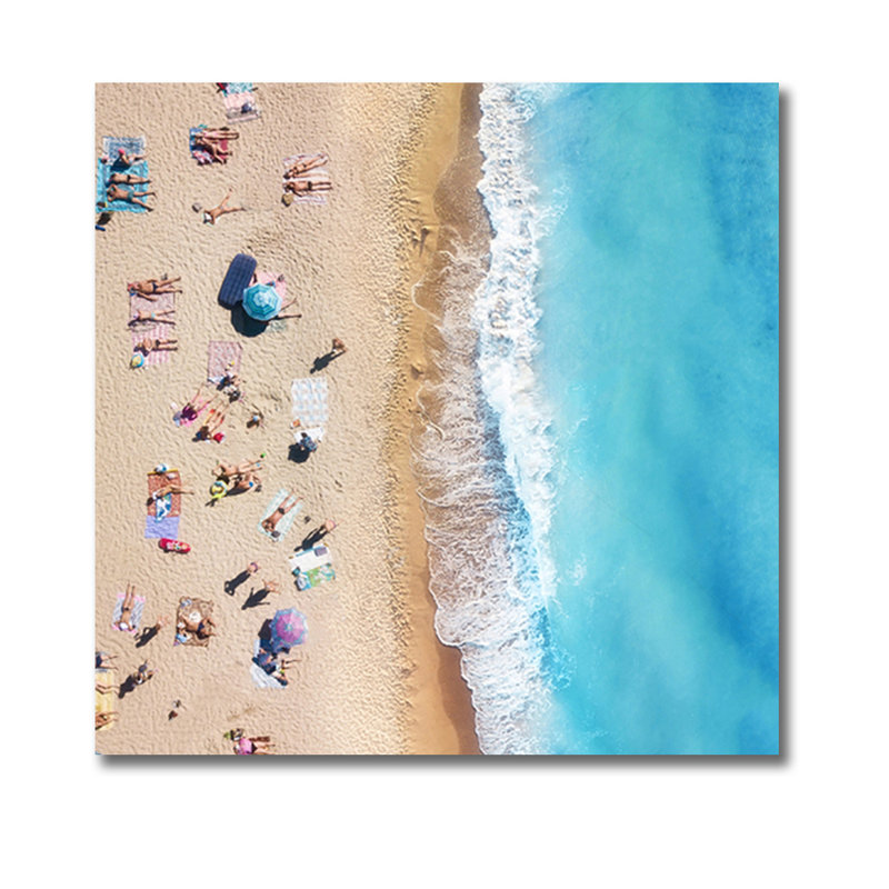 Beach Balance " Beach Balance ", Acrylic, 24" H x 24" W x 1" D