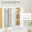 Armoire de salle de bain Luisita avec miroir mural et 3 portes-3577169