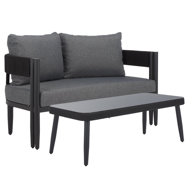 Outdoor 5 - Piece Conversation Set, Gray
