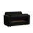PrimeNest Gravita Collection Upholstered Convertible Loveseat with Storage-1162038910
