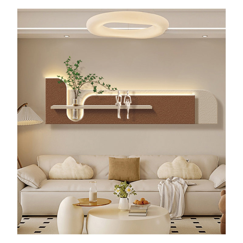 Figurine décorative horizontale, White/Beige