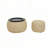 Round Storage Ottoman with small seat-116819709