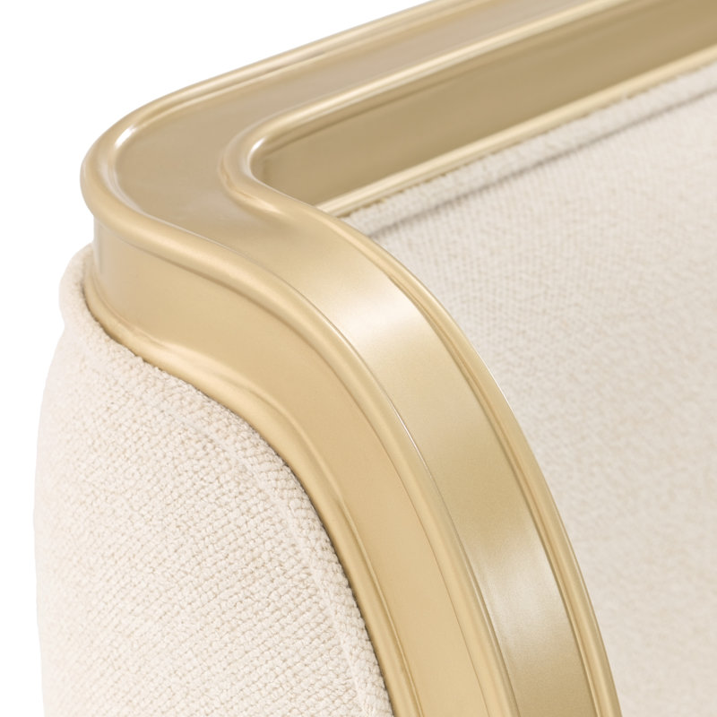 Scotts Square Bed - Light Champagne, King