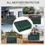 Jacobo Outdoor Patio Table Cover
