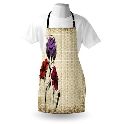 No Pattern Bib Apron