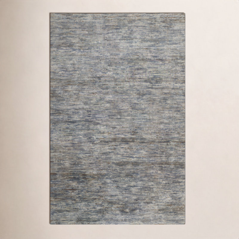 Cecily Abstract Area Rug in Blue, Rectangle 2' x 3'