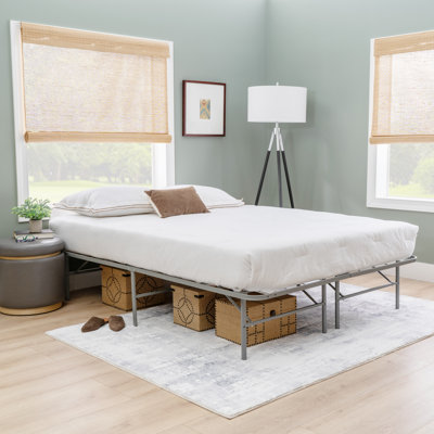 Franson Metal Folding Queen Platform Bed Frame