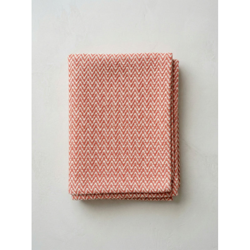 Polished Pink Herringbone Bay Indoor Outdoor Table Runner 14x72