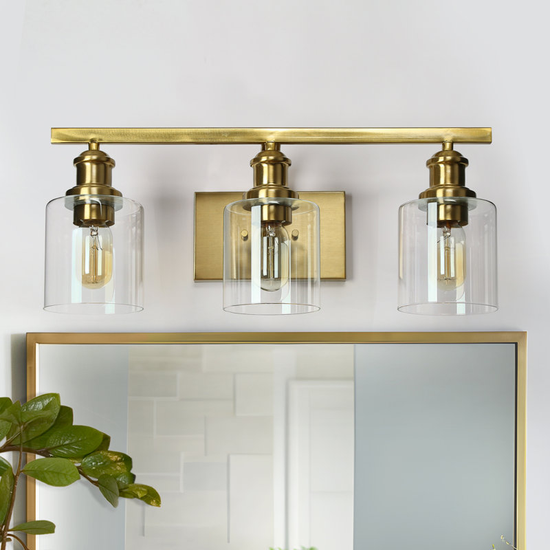 Éclairage de salle de bain à intensité variable 3 lumières
