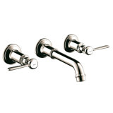 AXOR Montreux Wall Mounted Bathroom Faucet Trim with Lever Handles Faucet Trim Only