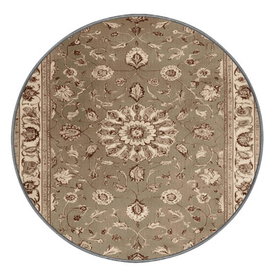 Machine Washable Persian Gray Area Rug