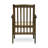 2pcs Wood Chair With Grey+cream Foam Pads - Stylish, For Patio And Backyard Use Dining Cushions Grey+cream, Weather