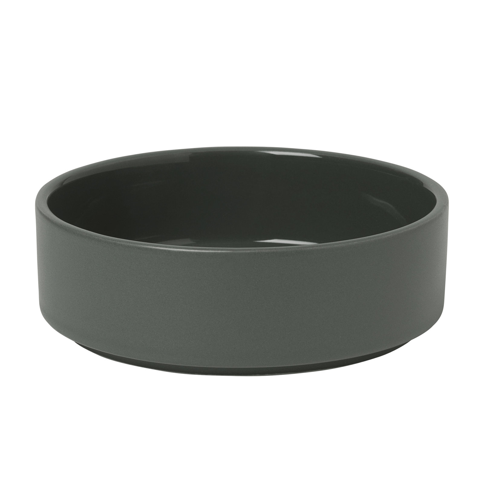 Pilar Stoneware Pasta Bowl, Agave Green