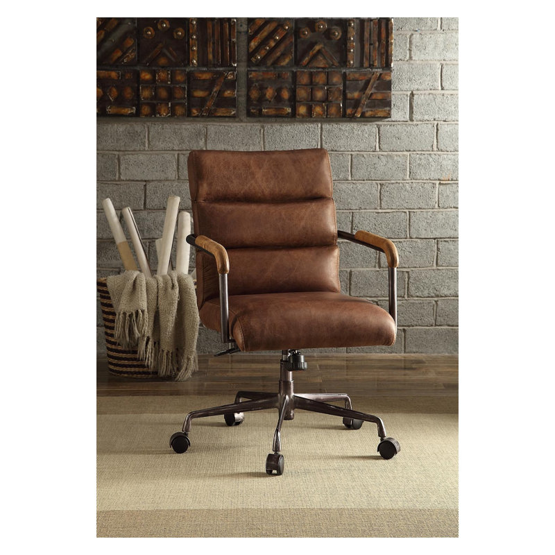 Fauteuil de bureau Harith, Brun