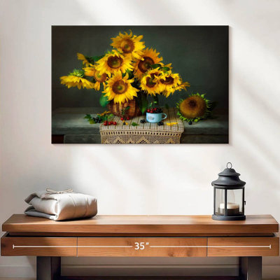 Harnek tournesols rustiques et cerises