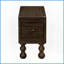 Table basse vintage en bois massif pour petits espaces, facile à nettoyer et amp; Assemblage rapide avec tiroir de rangement-1322173389