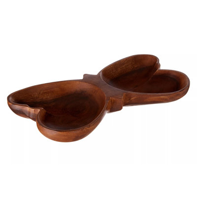 Alpen Home Perros Wood Divided Serving Dish
