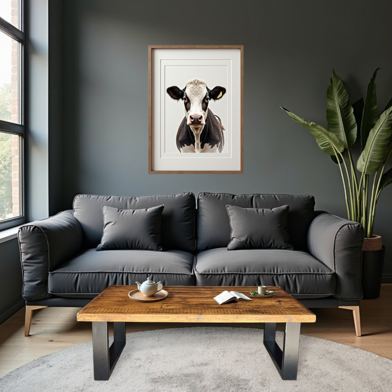 The Straight Plank Timber Revival Coffee Table, 16" H x 42" L x 30" W