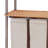 3‑Bag Laundry Center with Woodgrain Top, Steel Frame, Washable Linen Bags and Hanging Bar-108047933