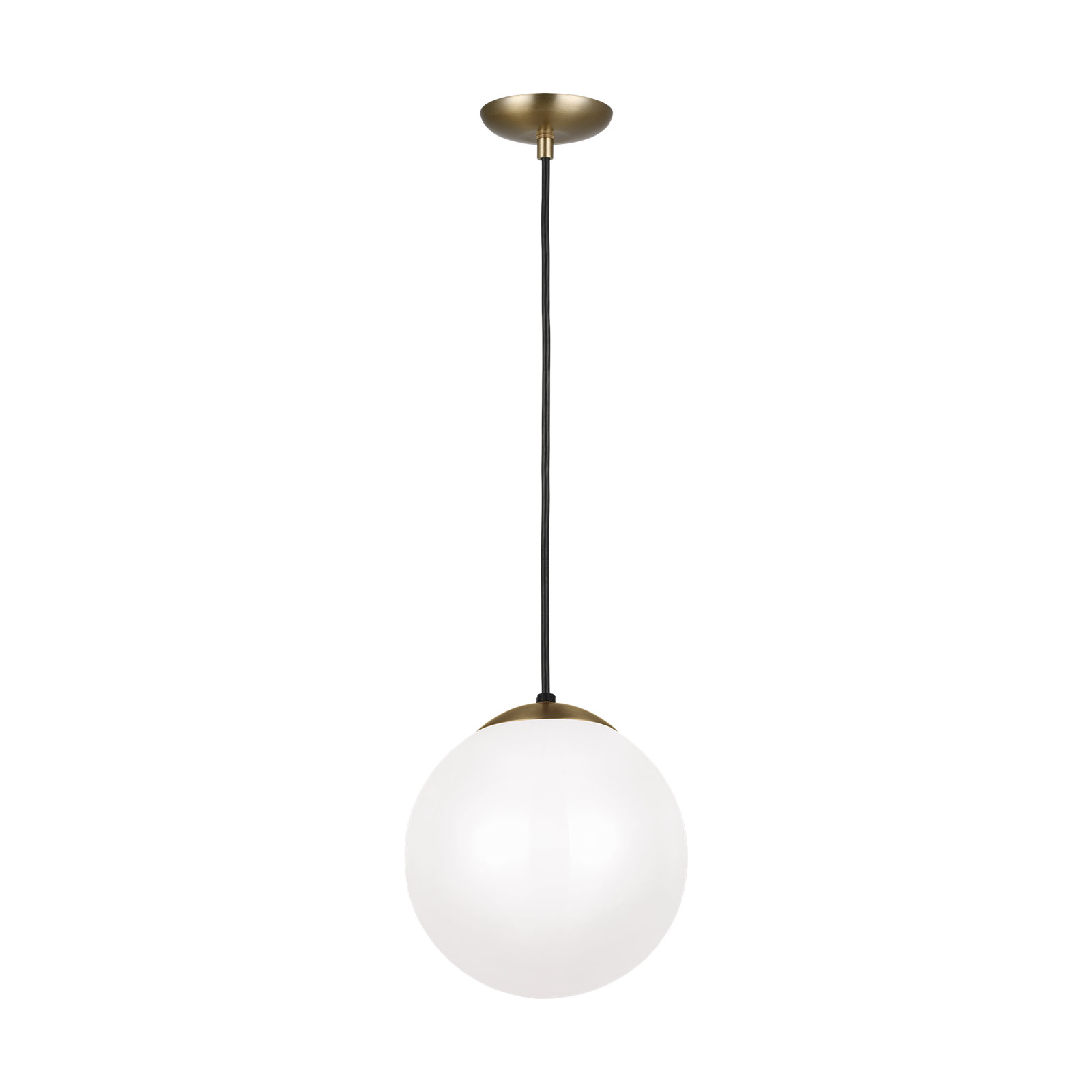 Meri 1-Light Dimmable Integrated LED Single Pendant , 8.5" H x 8" W x 8" D, Bulb Not Included, Brass
