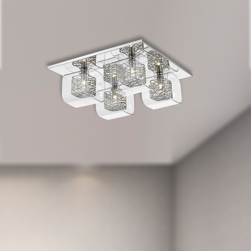 Kidsgrove Flush Mount, Chrome