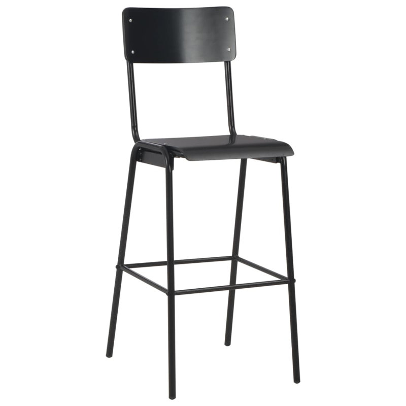 Popa Dining Set, Black, 6