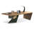 Black+Brown Rectangular Solid Wood+Iron desks-108303942