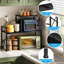 Tablette de rangement extensible en métal d'une capacité de 100 lb, organisateur empilable réglable pour comptoir de cuisine, garde-manger, armoire, placard, garage et entrepôt