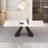 Chinguun 9 - Piece Dining Table Set With 94.5'' Extendable Sintered Stone Dining Table And 8 Fabric Chairs-113692795