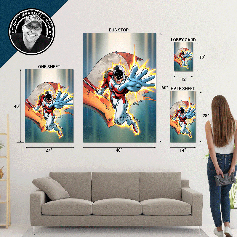 Guardian of Canada par Steven Ahola - Publicité sur toile tendue