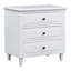 Armoire de rangement en bois à 3 tiroirs avec table de chevet-583193674