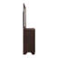 Commode 6 tiroirs avec miroir cacao foncé-1186070321