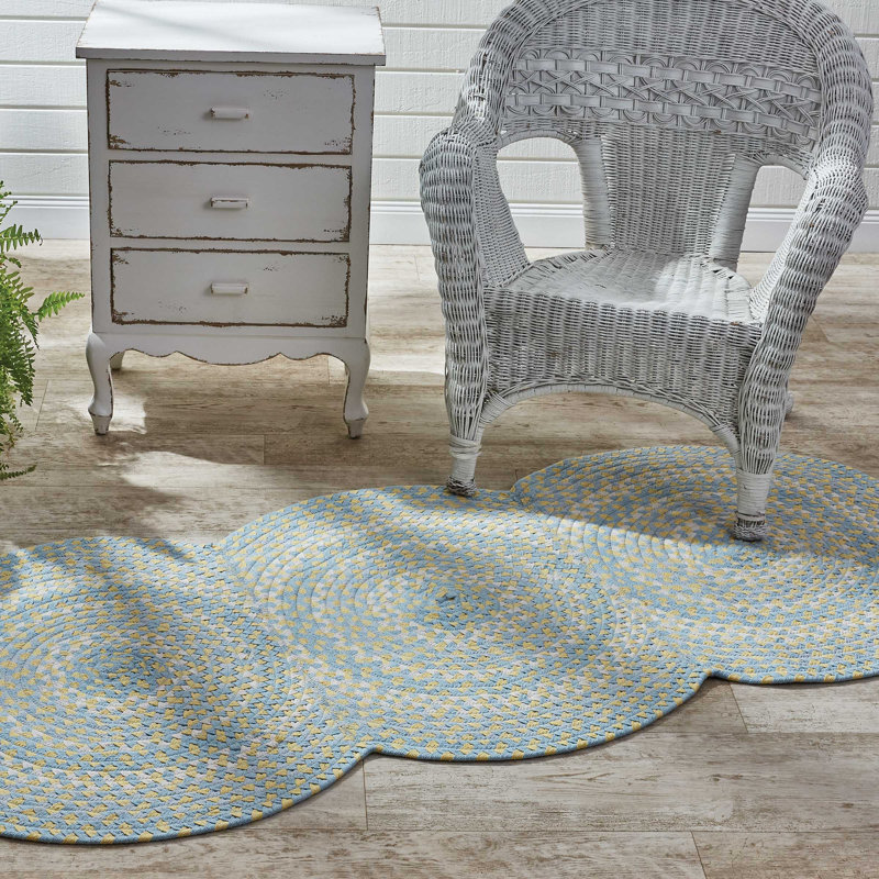 Skrolan Cotton Geometric Indoor Rug, Runner 2'6" x 6'