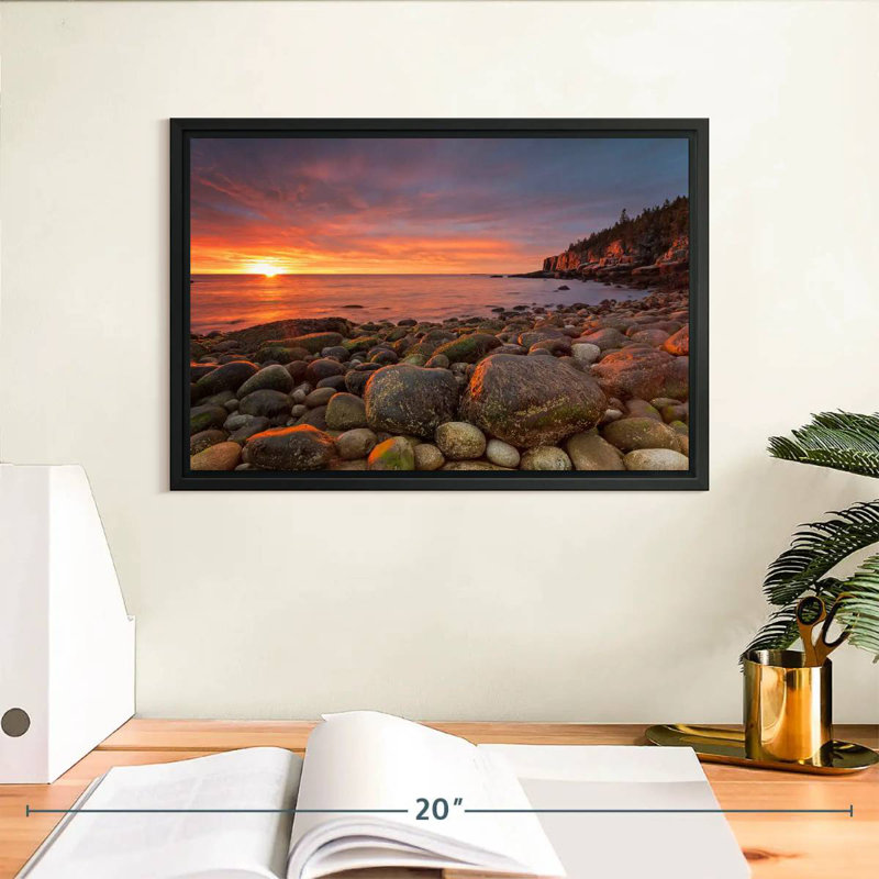 Gillard Sunrise At Acadia National Park, H 9 po x l 13 po