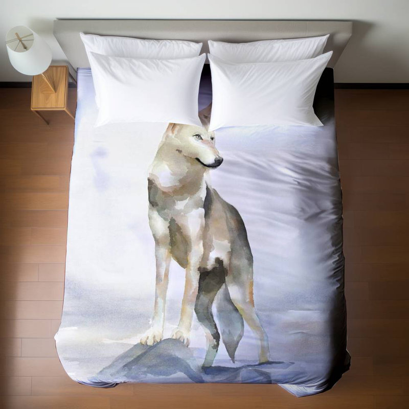 Blue Mountains Wolf Duvet Cover | Home Decor Bedroom Essentials