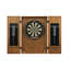 Armoire de jeu de fléchettes American Heritage Alta - Noyer fabriqué à la main-85903576