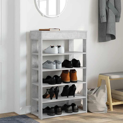 Shoe Rack 80X30x98 Cm Engineered Wood