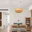 19.65Inch Bamboo Vintage Ceiling  Lighting-840553021