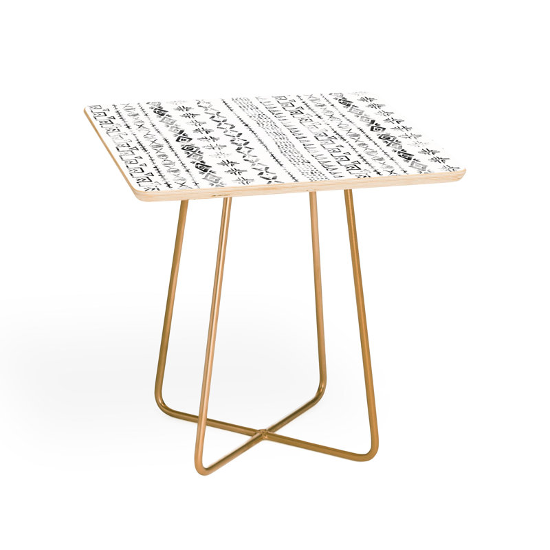 Table de bout à pieds croisés