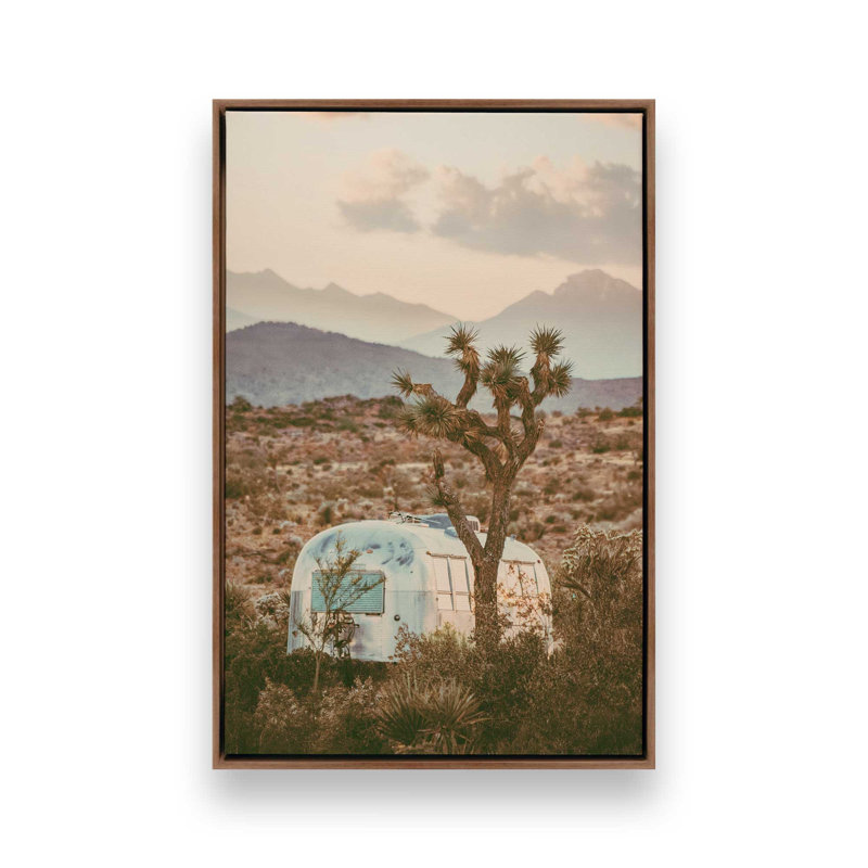 Marble Canyon, reproduction d'art sur toile, Cadre flottant en noyer, 8 po x 12 po