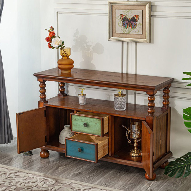 Buffet moderne en bois. Buffet 47,24, Brun