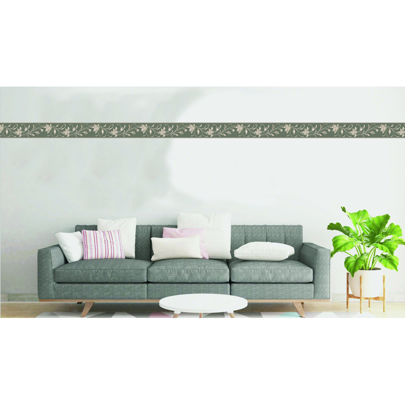 Peel & Stick Floral Border