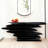 Curved Wave Sculpture Hall Accent Console Table