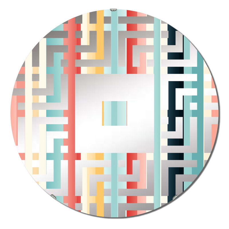Miroir mural Nomadic, 23,6 po x 23,6 po