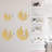 Deer in Pine Trees Forest Minimalist Modern Abstract Wall Sculpture Hangings Metal Wall Décor-94207960-94207959