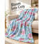 Couverture polaire légère à motif floral multicolore discret, 50 po x 60 po-135326457