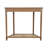 Carterlee Demilune Console Table with Cane Shelf-434063001