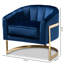 Velvet Barrel Chair
