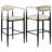 Amen Fabric Upholstered Bar Chair Beige-1624050182-1677348529